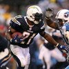 SAN DIEGO - JANUARY 06:  LaDanian Tomlinson #21 of the San Diego Chargers runs for yardage against  the Tennessee Titans in the second half during their AFC Wild Card Playoff Game at Qualcomm Stadium on January 6, 2008 in San Diego, California. The Charge