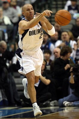 DALLAS - JANUARY 28: Jason Kidd #2 of the Dallas Mavericks during play against the Golden State Warriors on January 28, 2008 at American Airlines Center in Dallas, Texas.  NOTE TO USER: User expressly acknowledges and agrees that, by downloading and/or us