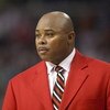 TAMPA, FL - MARCH 11: Head coach Sidney Lowe of the North Carolina State Wolfpack encourages his team against the North Carolina Tar Heels in the ACC Men's Basketball Tournament Championship on March 11, 2007 at the St. Pete Times Forum in Tampa, Florida.