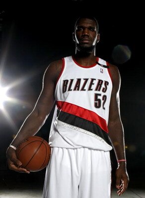 PORTLAND, OR - SEPTEMBER 29:  Greg Oden #52 of the Portland Trail Blazers poses for a portrait during Media Day for the Portland Trail Blazers at the Rose Garden on September 29, 2008 in Portland, Oregon.  NOTE TO USER: User expressly acknowledges and agr
