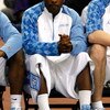 ATLANTA - MARCH 13:  Ty Lawson #5 of the North Carolina Tar Heels sits on the bench with an injured right toe during day two against the Virginia Tech Hokies in the 2009 ACC Men's Basketball Tournament on March 13, 2009 at the Georgia Dome in Atlanta, Geo