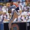 1985:  Right hander Nolan Ryan of the Houston Astros pitches the ball during a MLB (Major League Baseball) game against the Los Angeles Dodgers in 1985.  (Photo by Bud Symes /Getty Images)  