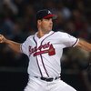 ATLANTA - OCTOBER 20:  Pitcher Greg Maddux #31 of the Atlanta Braves throws a pitch against the Arizona Diamondbacks on October 20, 2002 in the first inning of game four of the National League Championship Series at Turner Field in Atlanta, Georgia.  The 