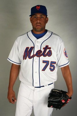 PORT SAINT LUCIE, FL - FEBRUARY 23:  Francisco Rodriguez #75 of the New York Mets poses during photo day at Tradition Field on February 23, 2009 in Port Saint Lucie, Florida.  (Photo by Doug Benc/Getty Images)