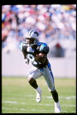 2 Nov 1997:  Wide receiver Raghib Ismail of the Carolina Panthers in action during a game against the Oakland Raiders at Ericsson Stadium in Charlotte, North Carolina.  The Panthers won the game 38-14. Mandatory Credit: Andy Lyons  /Allsport