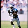 2 Nov 1997:  Wide receiver Raghib Ismail of the Carolina Panthers in action during a game against the Oakland Raiders at Ericsson Stadium in Charlotte, North Carolina.  The Panthers won the game 38-14. Mandatory Credit: Andy Lyons  /Allsport