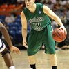 BOISE, ID - MARCH 20:  Guard Jeremiah Dominguez #10 of the Portland State Vikings looks to drive the ball against the Xavier Musketeers during the first round of the NCAA Division I Men's Basketball Tournament at the Taco Bell Arena on March 20, 2009 in B