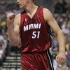 AUBURN HILLS, MI - MAY 31:  Michael Doleac #51 of the Miami Heat celebrates a play against the Detroit Pistons in Game Four of the Eastern Conference Finals during the 2005 NBA Playoffs May 31, 2005 at the Palace At Auburn Hills in Auburn Hills, Michigan.