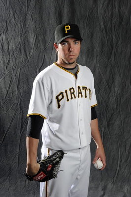 BRADENTON, FL - FEBRUARY 22: Sean Burnett #17 of the Pittsburgh Pirates poses during photo day at the Pirates spring training complex on February 22, 2009 in Bradenton, Florida. (Photo by Rob Tringali/Getty Images)