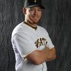 BRADENTON, FL - FEBRUARY 22: Brandon Moss #44 of the Pittsburgh Pirates poses during photo day at the Pirates spring training complex on February 22, 2009 in Bradenton, Florida. (Photo by Rob Tringali/Getty Images)