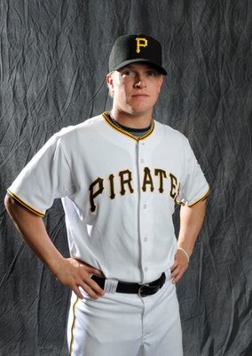 BRADENTON, FLORIDA - FEBRUARY 22: Nate McLouth #13 of the Pittsburgh Pirates poses during photo day at the Pirates spring training complex on February 22, 2008 in Bradenton, Florida. (Photo by Rob Tringali/Getty Images)