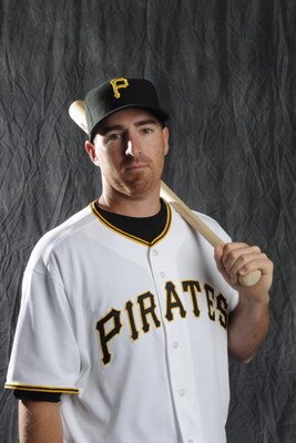 BRADENTON, FL - FEBRUARY 22: Adam Laroche #25 of the Pittsburgh Pirates poses during photo day at the Pirates spring training complex on February 22, 2009 in Bradenton, Florida. (Photo by Rob Tringali/Getty Images)
