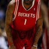 MILWAUKEE - FEBRUARY 09: Tracy McGrady #1 of the Houston Rockets watches as a teammate shoots a free-throw against the Milwaukee Bucks on February 9, 2009 at the Bradley Center in Milwaukee, Wisconsin. The Bucks defeated the Rockets 124-112. NOTE TO USER: