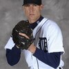 LAKELAND, FL - FEBRUARY 29:  Matt Anderson #14 of the Detriot Tigers poses for portrait on February 29, 2004 at the Tigers spring training complex in Lakeland, Florida.  (Photo by Ezra Shaw/Getty Images)