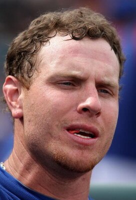 SURPRISE, AZ - MARCH 05:  Josh Hamilton of the Texas Rangers stands in the dugout during the spring training game against the San Diego Padres at Surprise Stadium on March 5, 2009 in Surprise, Arizona. The Rangers defeated the Padres 4-3.  (Photo by Chris