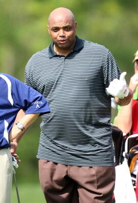 CLARKSBURG, ON - JUNE 26:  Charles Barkley plays in the first round of the Ford Wayne Gretzky Classic on June 26, 2008 in Clarksburg, Ontario.  (Photo by Claus Andersen/Getty Images)
