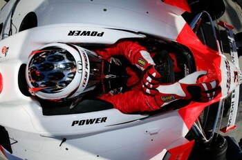 HOMESTEAD, FL - FEBRUARY 25:  Will Power of Australia sits aboard the #3 Team Penske Dallara Honda during the IRL IndyCar Series Spring Testing at the Homestead-Miami Speedway February 25, 2009 in Homestead, Florida.  (Photo by Darrell Ingham/Getty Images