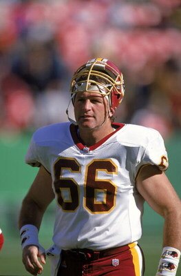 7 Nov 1999:  Dan Turk #66 of the Washington Redskins walks on the field during a game against the Buffalo Bills at the Redskins Stadium in Landover, Maryland. The Bills defeated the Redskins 34-17. Mandatory Credit: Doug Pensinger  /Allsport