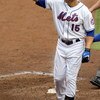 NEW YORK - SEPTEMBER 28:  Carlos Beltran #15 of the New York Mets salutes the fans after hitting a two run home run against the Florida Marlins during the last regular season baseball game ever played in Shea Stadium on September 28, 2008 in the Flushing 