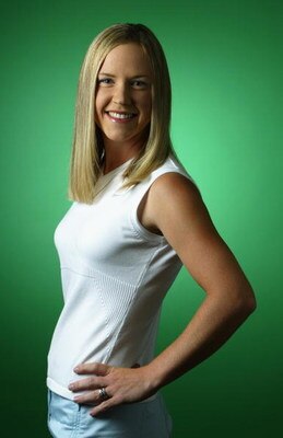 TARZANA, CA - MARCH 31: Portrait of Jenna Daniels during the portrait session before the start of the Office Depot Championship on March 31, 2004 at the El Caballero Country Club in Tarzana, California.  (Photo by Robert Laberge/Getty Images for LPGA)