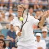 1 Sept 1996:  Stefan Edberg returns to Paul Haarhuis during their match at the US Open in Flushing Meadows, New York Mandatory Credit: Shaun Botterill/Allsport