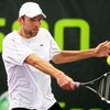 KEY BISCAYNE, FL - MARCH 28:  Ivo Karlovic of Croatia returns a shot against Frederico Gil of Portugal during day six of the Sony Ericsson Open at the Crandon Park Tennis Center on March 28, 2009 in Key Biscayne, Florida.  (Photo by Al Bello/Getty Images)