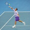 BRISBANE, AUSTRALIA - JANUARY 11:  Radek Stepanek of the Czech Republic returns a shot to Fernando Verdasco of Spain during the men's singles final on day eight of the Brisbane International 2009 at the Queensland Tennis Centre on January 11, 2009 in Bris
