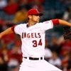 ANAHEIM, CA - APRIL 08:  Nick Adenhart #34 of the Los Angeles Angels of Anaheim throws a pitch against the Oakland Athletics at Angel Stadium on April 8, 2009 in Anaheim, California. The Athletics defeated the Angels 6-4.  (Photo by Jeff Gross/Getty Image