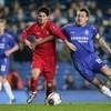 LONDON - DECEMBER 06:  John Terry of Chelsea battles with Luis Garcia of Liverpool during the UEFA Champions League Group G match between Chelsea and Liverpool at Stamford Bridge on December 6, 2005 in London, England.  (Photo by Jamie McDonald/Getty Imag