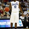 KANSAS CITY, MO - MARCH 21:  Tyreke Evans #12 of the Memphis Tigers looks to set up the play on the dribble during their second round game against the Maryland Terrapins in the NCAA Division I Men's Basketball Tournament at the Sprint Center on March 21, 