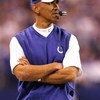INDIANAPOLIS - NOVEMBER 02:  Head coach Tony Dungy of the Indianapolis Colts coaches against the New England Patriots at Lucas Oil Stadium on November 2, 2008 in Indianapolis, Indiana.  (Photo by Andy Lyons/Getty Images)