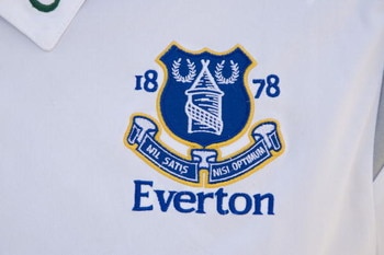 SALT LAKE CITY - JULY 27: Everton insignia is seen as Buca di Beppo hosts pre-game meal for Everton Football Club (UK) in Salt Lake City to play MLS All-Stars at Buca di Beppo on July 27, 2009 in Salt Lake City, Utah. (Photo by Clayton Chase/Getty Images 