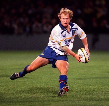 NEW ZEALAND - APRIL 03:  Highlanders Tony Brown against the Chiefs at the International Stadium, Rotorua, Saturday. The Highlanders won 2716.  (Photo by Ross Setford/Getty Images)