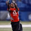 INDIANAPOLIS, IN - FEBRUARY 22:  Wide receiver Jeremy Maclin of Missouri catches the football during the NFL Scouting Combine presented by Under Armour at Lucas Oil Stadium on February 22, 2009 in Indianapolis, Indiana. (Photo by Scott Boehm/Getty Images)