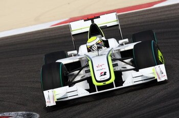 SAKHIR, BAHRAIN - APRIL 26:  Jenson Button of Great Britain and Brawn GP drives on his way to winning the Bahrain Formula One Grand Prix at the Bahrain International Circuit on April 26, 2009 in Sakhir, Bahrain.  (Photo by Clive Mason/Getty Images)
