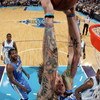 NEW ORLEANS - APRIL 27:  Chis Andersen #11 of the Denver Nuggets dunks the ball against the New Orleans Hornets in Game Four of the Western Conference Quarterfinals during the 2009 NBA Playoffs at New Orleans Arena on April 27, 2009 in New Orleans, Louisi
