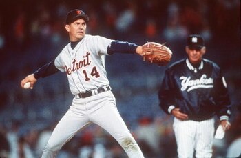 Billy Chapel (played by Kevin Costner) is a pitcher for the Detroit Tigers in 'For The Love Of The Game.' Photo credit: Ben Glass 1999 Universal Studios. All Rights Reserved.