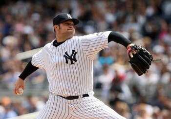 NEW YORK - APRIL 17:  Starting pitcher Joba Chamberlain #62 of the New York Yankees pitches against the Cleveland Indians at Yankee Stadium on April 17, 2009 in the Bronx borough of New York City.  (Photo by Ezra Shaw/Getty Images)