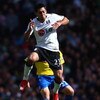 LONDON, ENGLAND - APRIL 25:  Clint Dempsey of Fulham heads the ball during the Barclays Premier League match between Fulham and Stoke City at Craven Cottage on April 25, 2009 in London, England.  (Photo by Ryan Pierse/Getty Images)