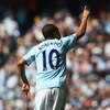 MANCHESTER, ENGLAND - APRIL 19:  Robinho of Manchester City celebrates scoring the opening goal during the Barclays Premier League match between Manchester City and West Bromwich Albion at the City of Manchester Stadium on April 19, 2009 in Manchester, En