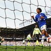 LIVERPOOL, UNITED KINGDOM - APRIL 05:  Jo of Everton celebrates after scoring the third goal as Chris Kirkland of Wigan Athletic looks on during the Barclays Premier League match between Everton and Wigan Athletic at Goodison Park on April 5, 2009 in Ever