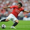 LONDON, ENGLAND - APRIL 19:  Carlos Tevez of Manchester United in action during the FA Cup sponsored by E.ON Semi Final match between Everton and Manchester United at Wembley Stadium on April 19, 2009 in London, England.  (Photo by Shaun Botterill/Getty I