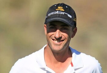 MARANA, AZ - FEBRUARY 28:  Geoff Ogilvy of Australia smiles after defeating Stewart Cink 4&2 during the semifinals of the Accenture Match Play Championship at the Ritz-Carlton Golf Club at Dove Mountain on February 28, 2009 in Marana, Arizona.  (Photo by 