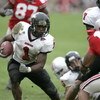 COLUMBUS, OH - SEPTEMBER 2:  Tailback Garrett Wolfe #1 of the Northern Illinois University Huskies carries the ball against the Ohio State University Buckeyes during the game on September 2, 2006 at Ohio Stadium in Columbus, Ohio. OSU won 35-12.  (Photo B