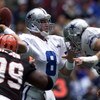 12 Nov 2000:  Quarterback Troy Aikman #8 of the Dallas Cowboys in action against the Cincinnati Bengals during the first half of their game at Texas Stadium in Irving, Texas. Mandatory Credit: Jamie Squire/ALLSPORT