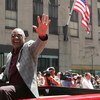 NEW YORK - JULY 15:  Ozzie Smith acknowledges the fans during the MLB All-Star Game Red Carpet Parade on July 15, 2008 in New York City. (Photo by Mike Stobe/Getty Images)