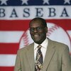 COOPERSTOWN, NY - JULY 31: Hall of Famer Bob Gibson attends the Baseball Hall of Fame Induction ceremony on July 31, 2005 at the Clark Sports Complex in Cooperstown, New York.  (Photo by Ezra Shaw/Getty Images)