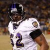 PITTSBURGH - JANUARY 18:  Ray Lewis #52 of the Baltimore Ravens looks on against the Pittsburgh Steelers during the AFC Championship game on January 18, 2009 at Heinz Field in Pittsburgh, Pennsylvania.  (Photo by Streeter Lecka/Getty Images)