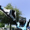 CHARLOTTE, NC - SEPTEMBER 11:  Sir Purr, the Panthers mascot poses for a photo outside Bank of America Stadium prior to the Carolina Panthers season home opener against the New Orleans Saints on September 11, 2005 in Charlotte, North Carolina.  The Saints