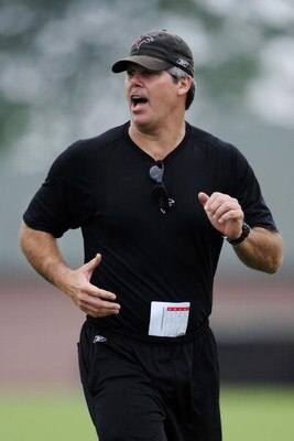 FLOWERY BRANCH, GA - MAY 9: Defensive coordinator Brian VanGorder of the Atlanta Falcons during minicamp at the Falcons Complex on May 9, 2009 in Flowery Branch, Georgia. (Paul Abell/Getty Images)
